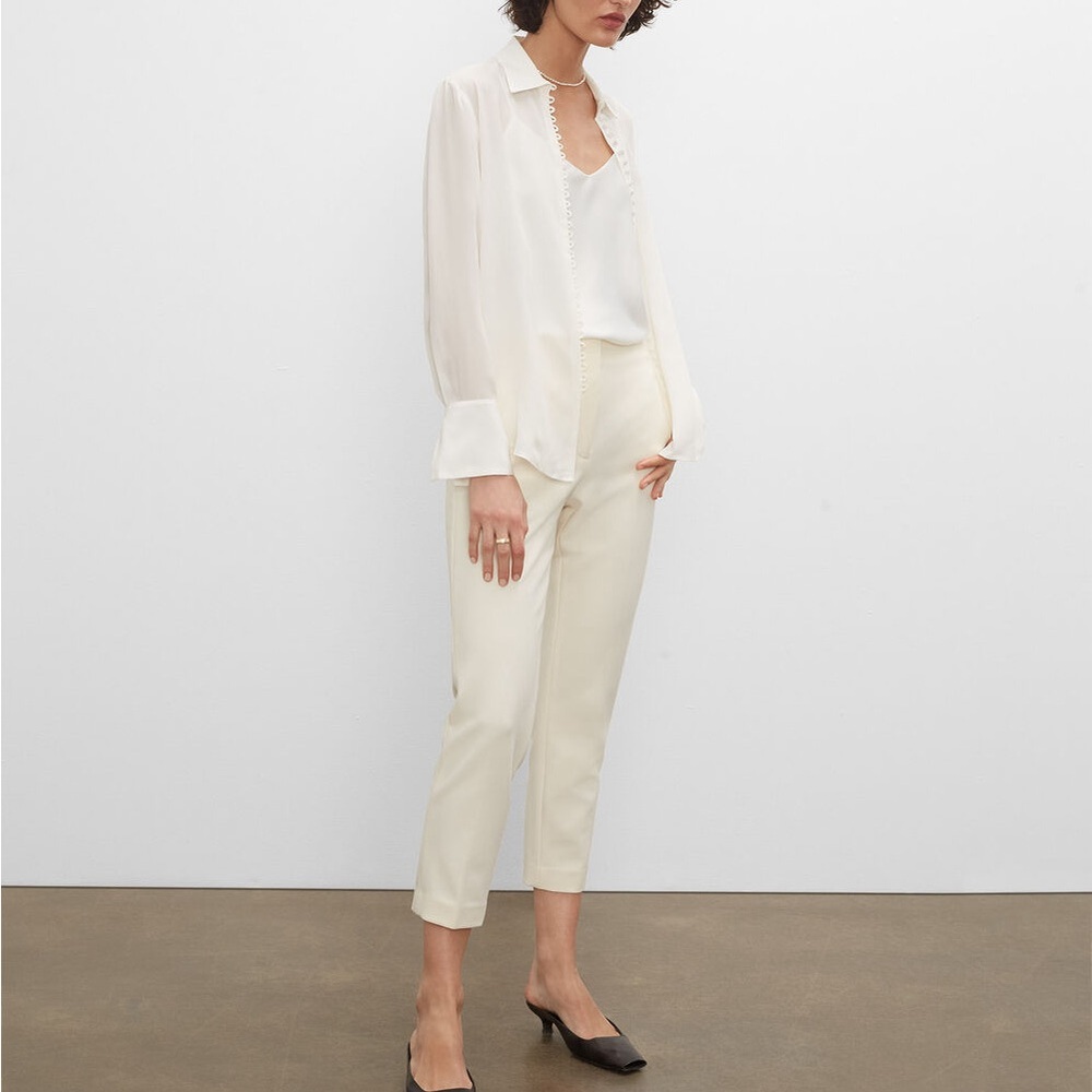 Club Monaco cream pants size 4 nwot